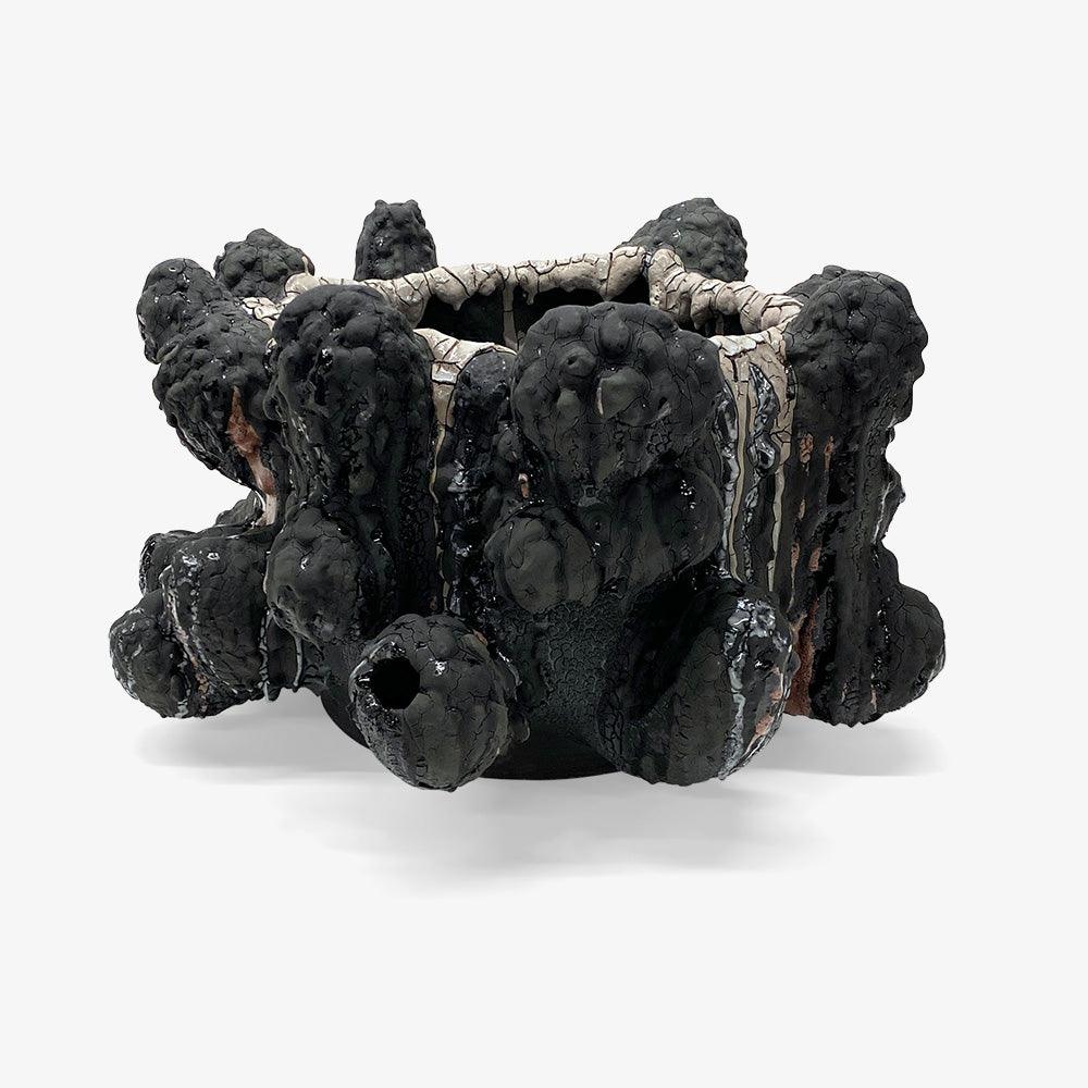 Cave Vessel: Black Tar , Sculpture by Cave Vessel: Black Tar Tappan