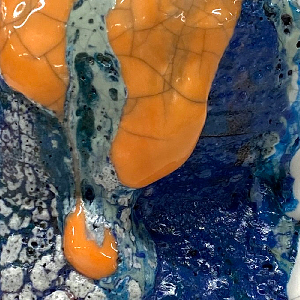 Reticule Series: Cobalt/Orange