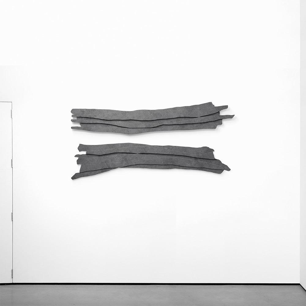 diptych no. 6 - charcoal , Sculpture by diptych no. 6 - charcoal Tappan